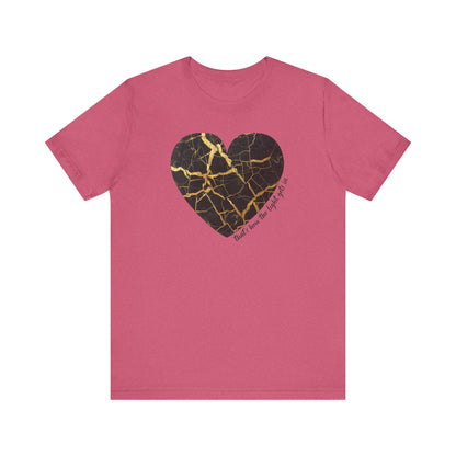 Kintsugi LDR Heart Unisex Jersey Short Sleeve Tee