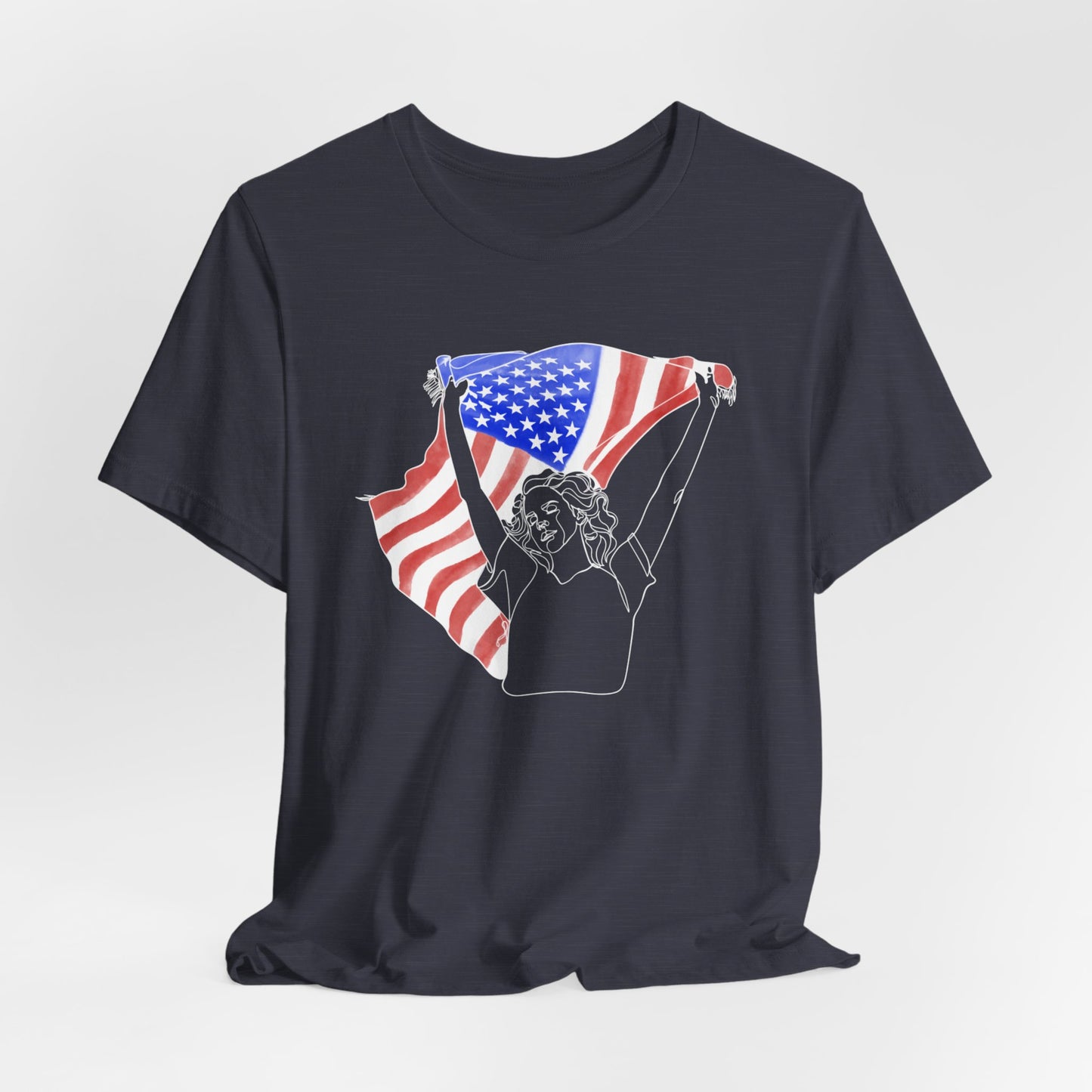 Lana’s Ride Line Art Unisex Jersey Short Sleeve Tee