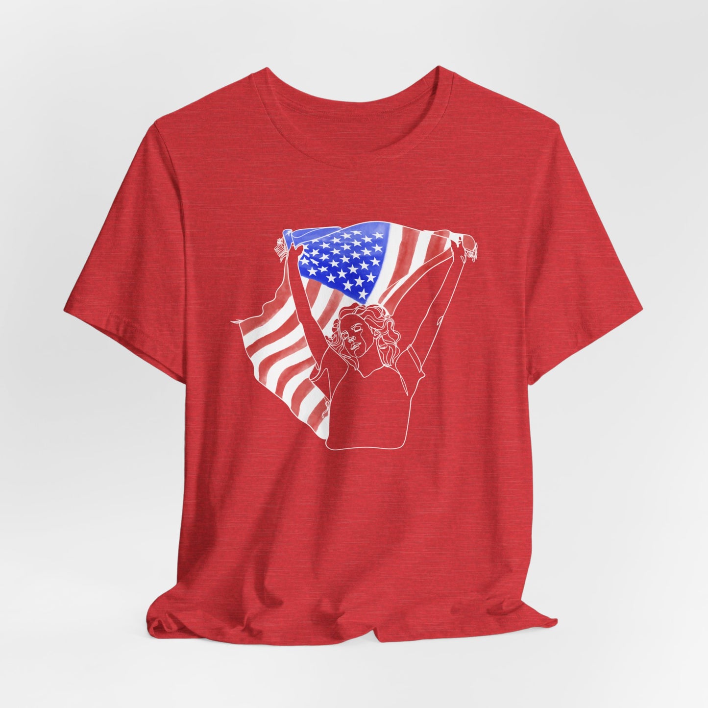 Lana’s Ride Line Art Unisex Jersey Short Sleeve Tee