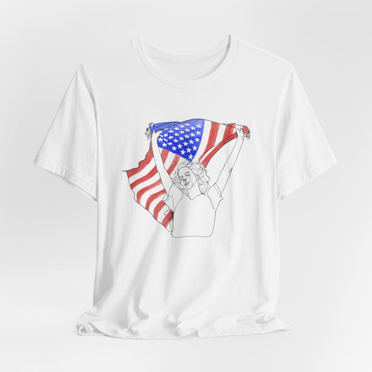 Lana’s Ride Line Art Unisex Jersey Short Sleeve Tee