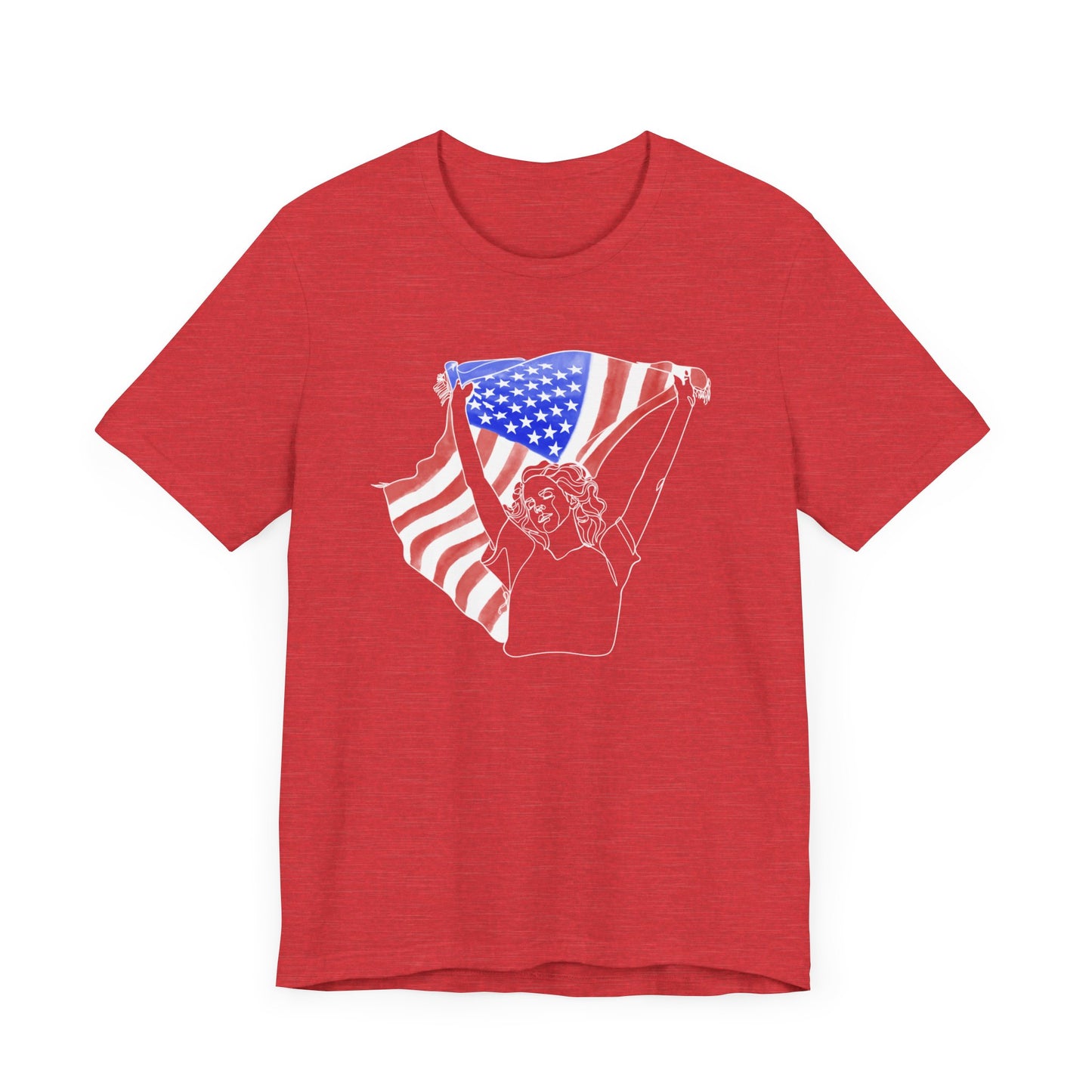 Lana’s Ride Line Art Unisex Jersey Short Sleeve Tee