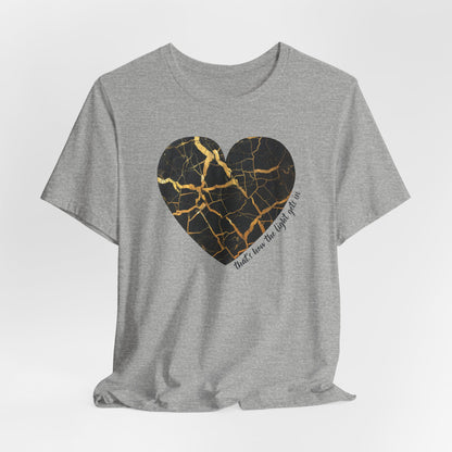 Kintsugi LDR Heart Unisex Jersey Short Sleeve Tee
