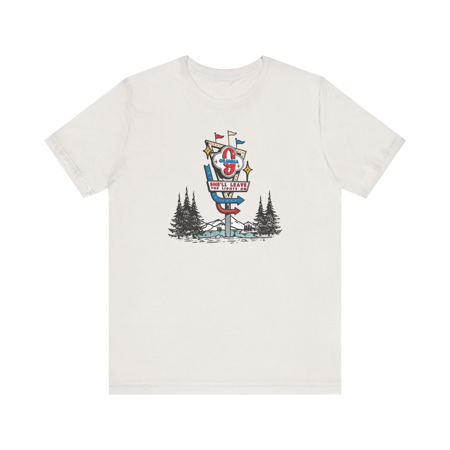 Gramma Retro Motel Sign Unisex Jersey Short Sleeve Tee