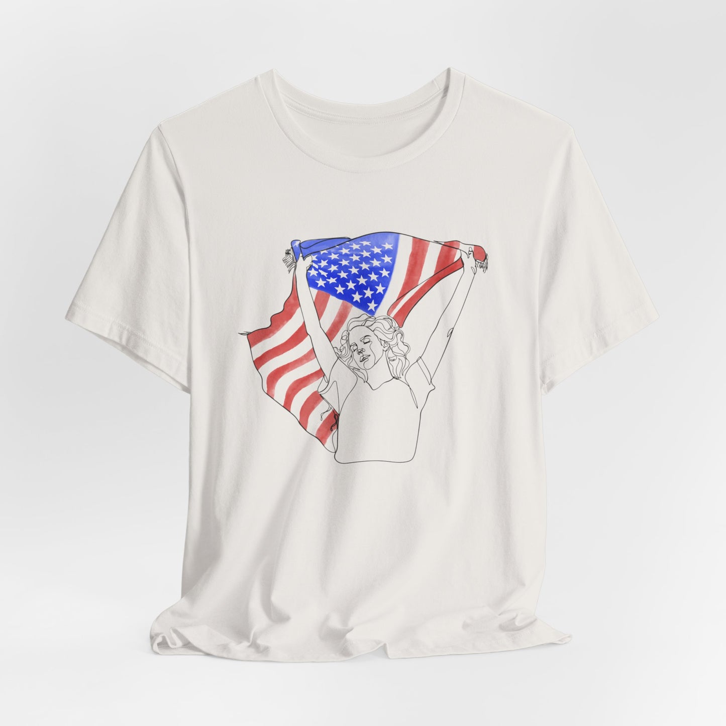 Lana’s Ride Line Art Unisex Jersey Short Sleeve Tee