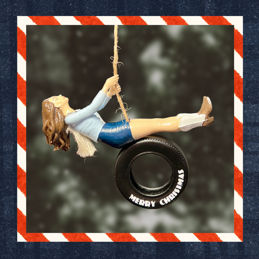Lana Del Rey Inspired Ride Tire Swing Christmas Ornament