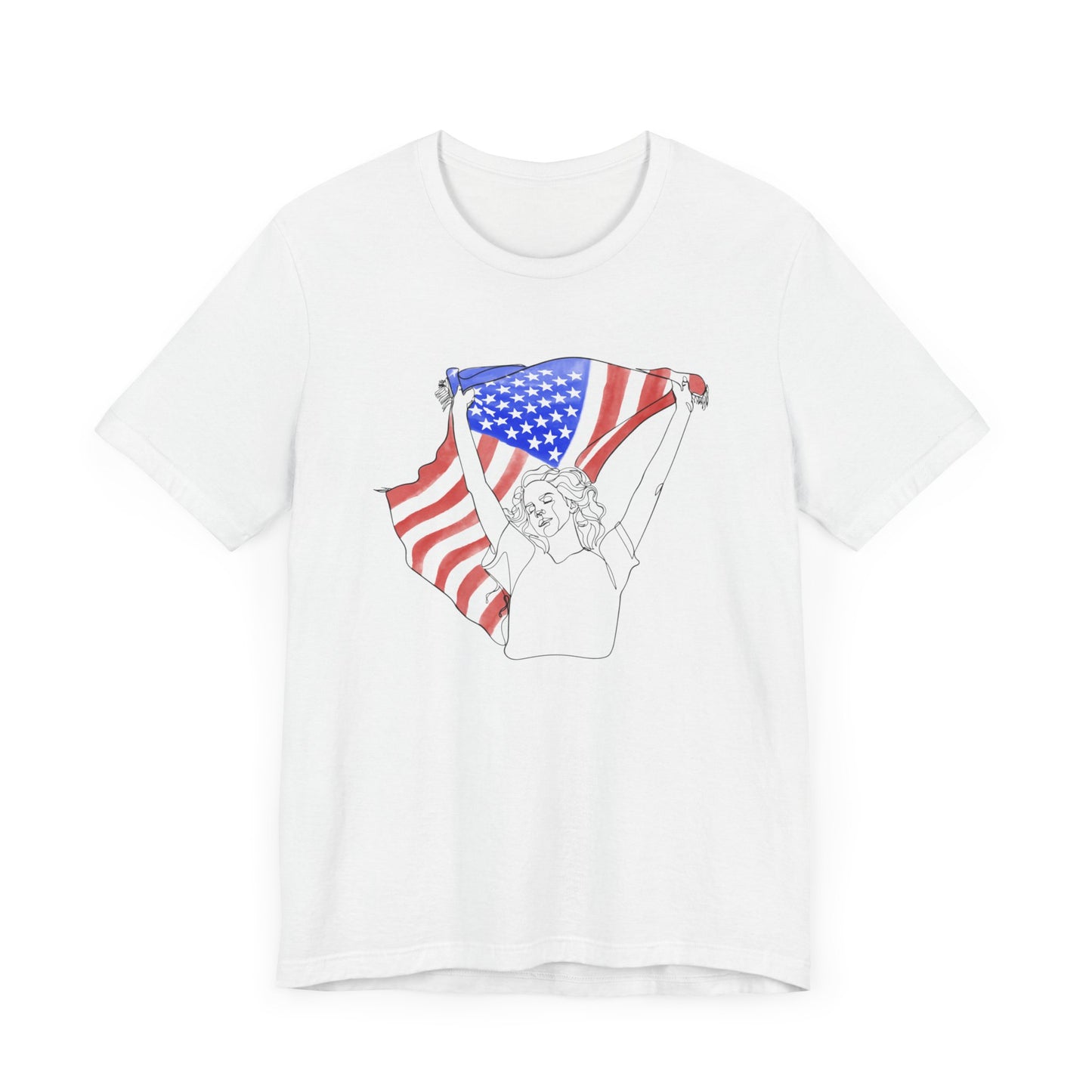 Lana’s Ride Line Art Unisex Jersey Short Sleeve Tee