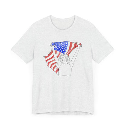 Lana’s Ride Line Art Unisex Jersey Short Sleeve Tee