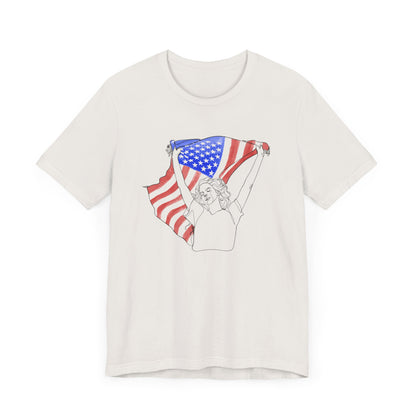 Lana’s Ride Line Art Unisex Jersey Short Sleeve Tee