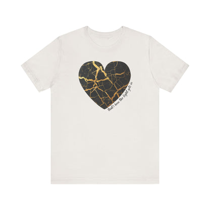Kintsugi LDR Heart Unisex Jersey Short Sleeve Tee