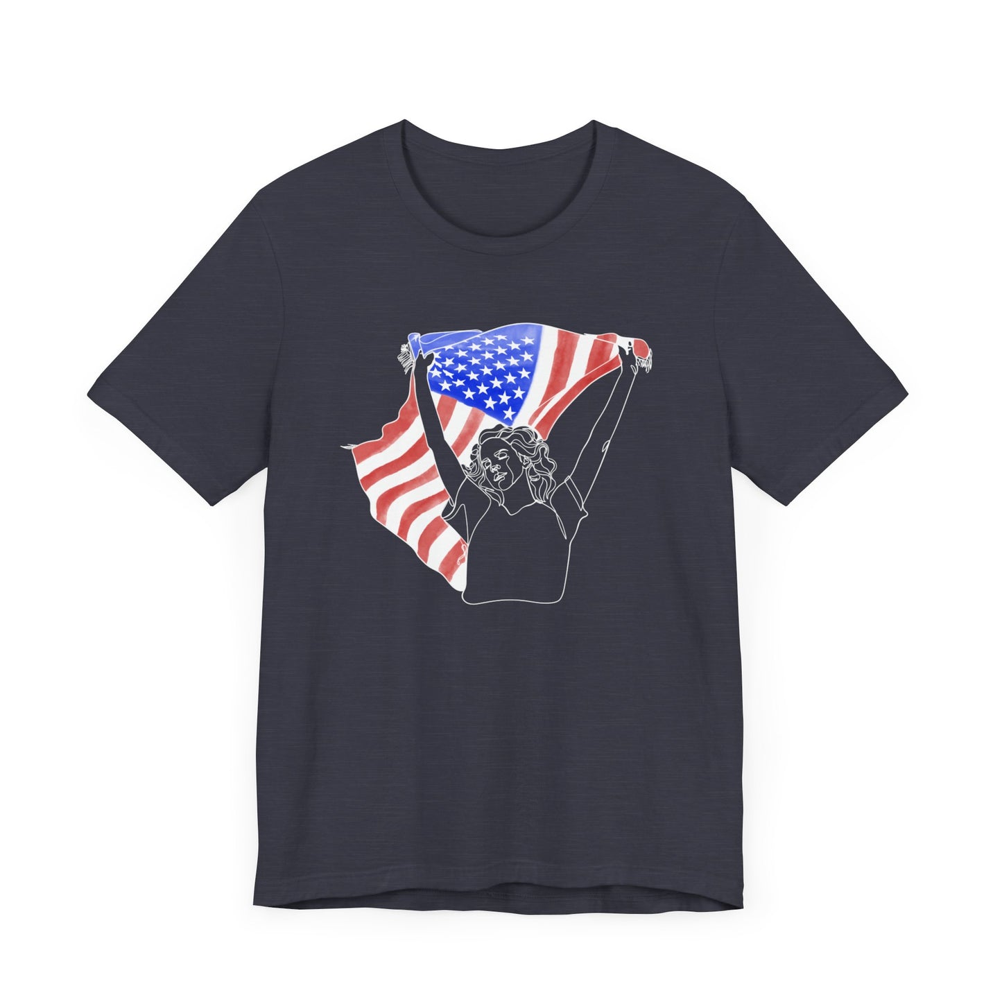 Lana’s Ride Line Art Unisex Jersey Short Sleeve Tee