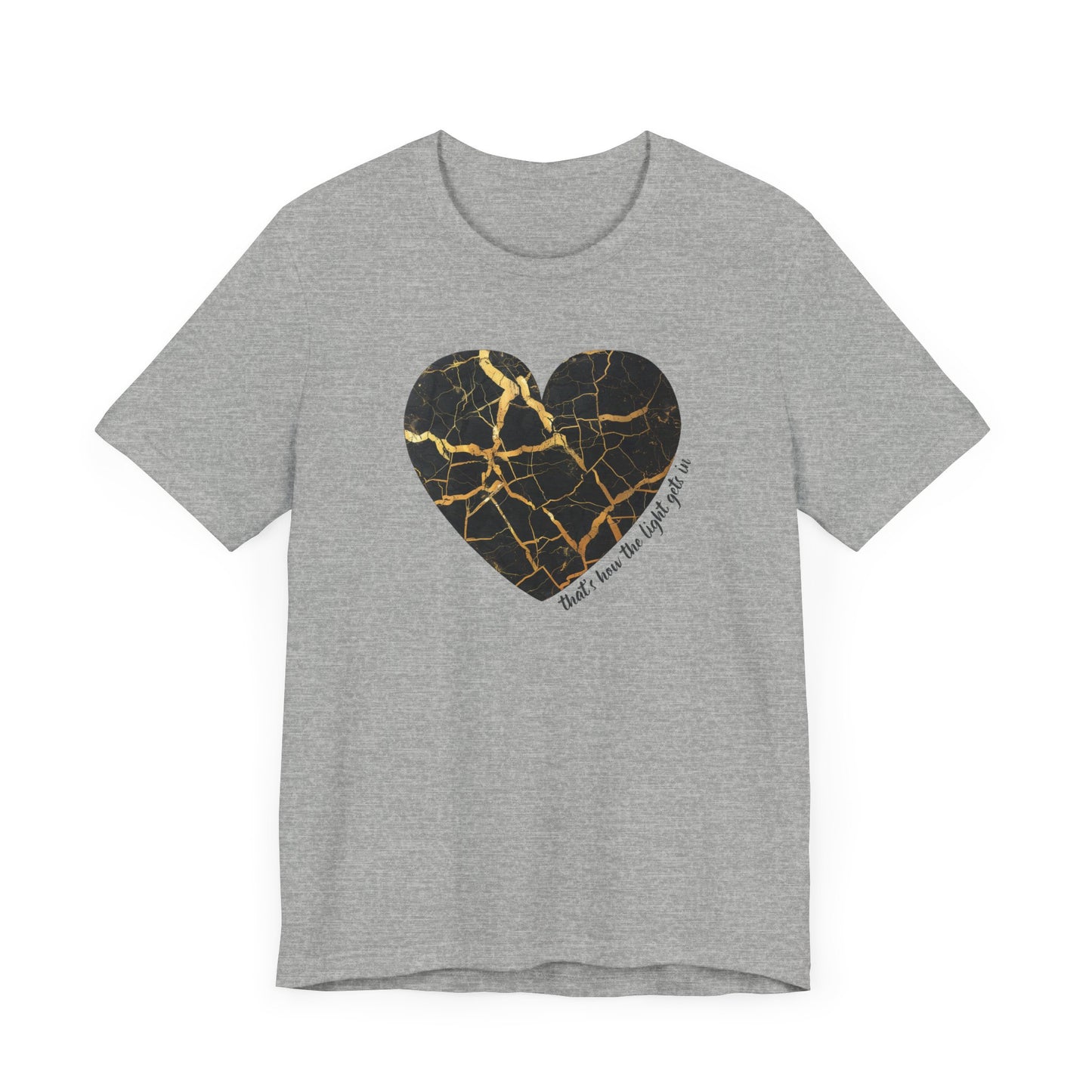 Kintsugi LDR Heart Unisex Jersey Short Sleeve Tee
