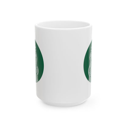 Double Sided Stargirl Coffee Co. Ceramic Mug, (11oz, 15oz)