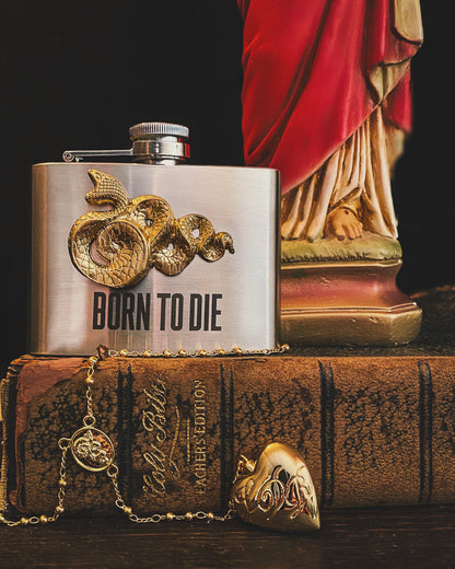 LDR Born to Die Serpent Replica Hip Flask