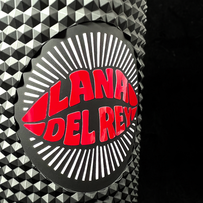 Black Studded Lana Del Rey Kiss Tumbler (24 oz.)