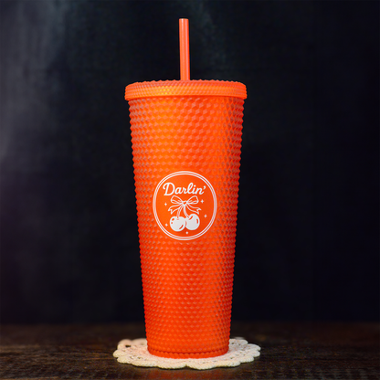 Darlin' Cherry Studded Tumbler (24 oz.)