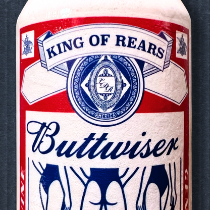Buttwiser LDR Beer Can Christmas Ornament
