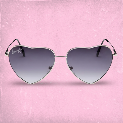 Del Rey Ban Heart-Shaped Sunglasses