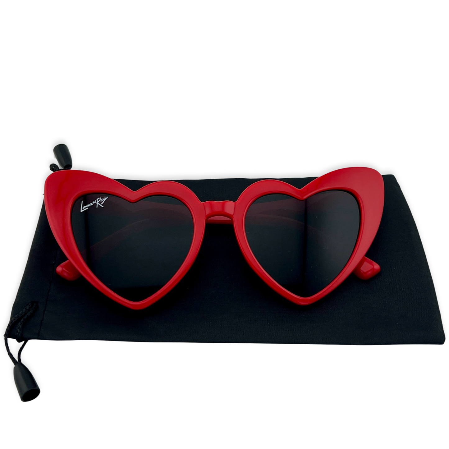 Del Rey Ban Heart Shaped Sunglasses | Cherry