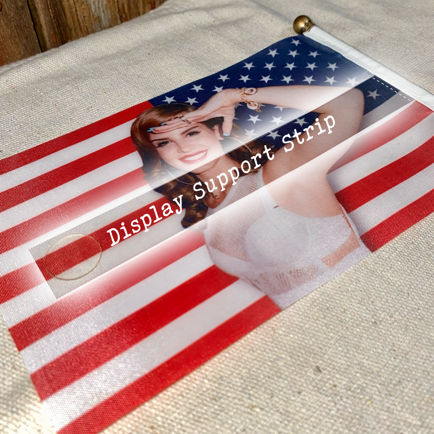 Lana’s Hope for America Mini American Flag and Stand