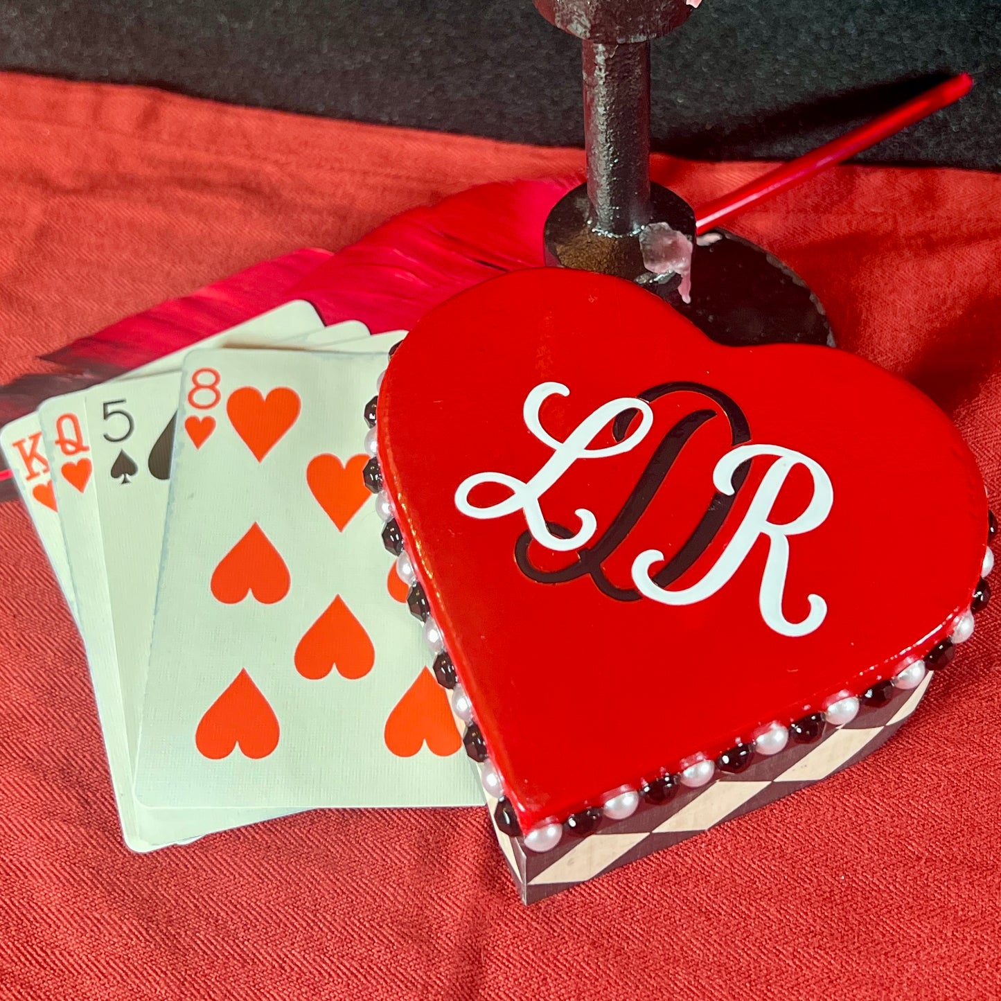Lana Inspired Queen of Hearts Shaped Box