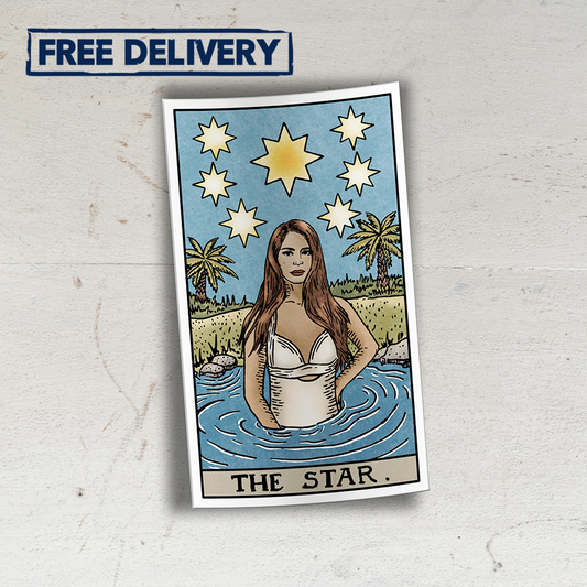 'The Star' Stargirl Tarot Sticker