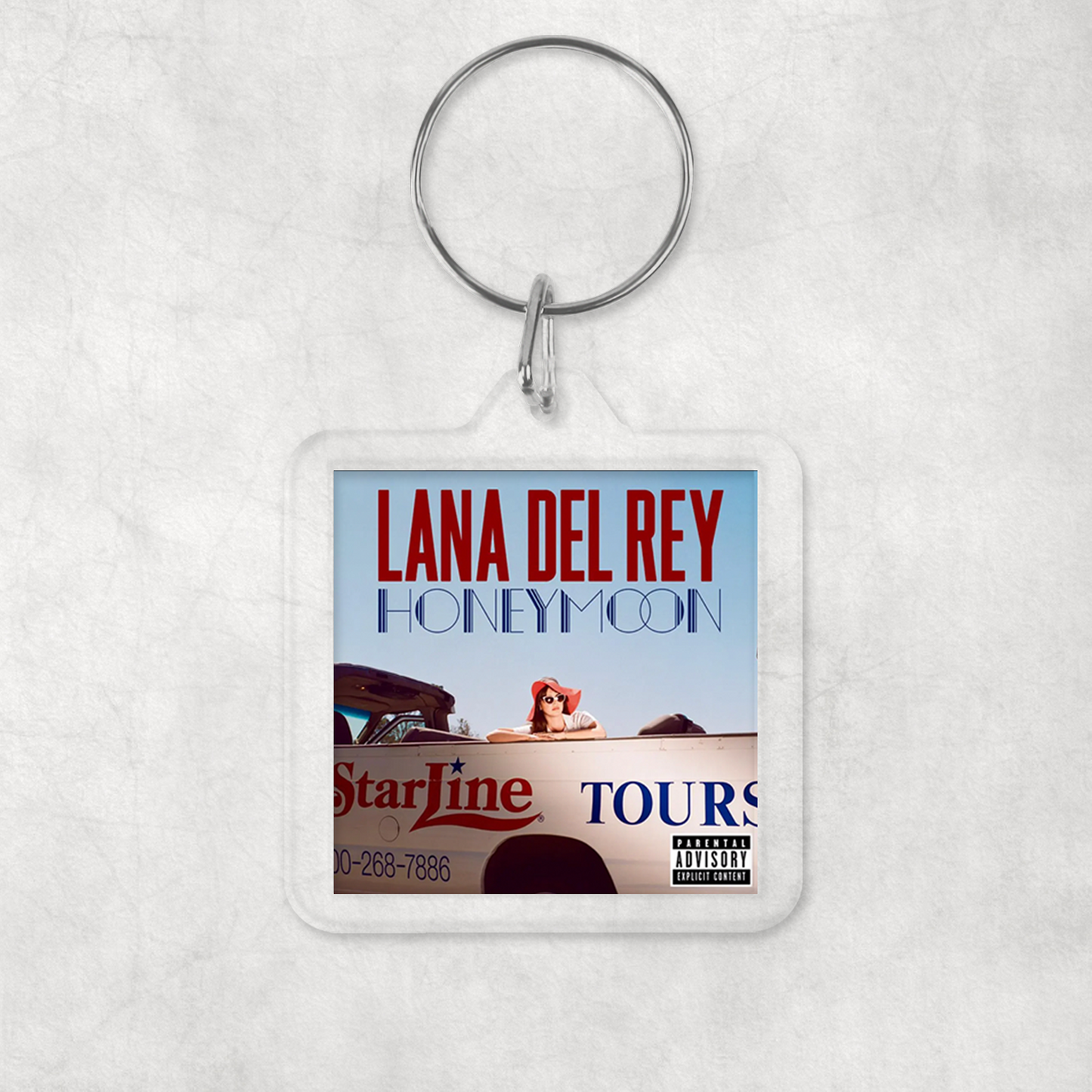 LDR Album Artwork Acrylic Keychain