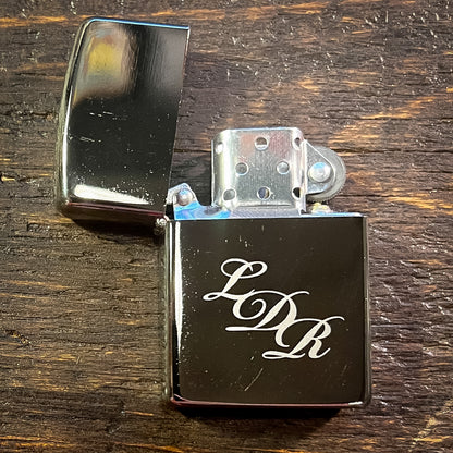 Silver LDR Flip Top Windproof Lighter