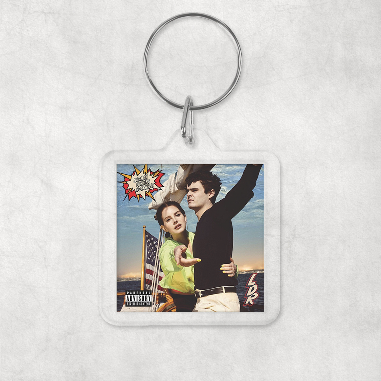LDR Album Artwork Acrylic Keychain