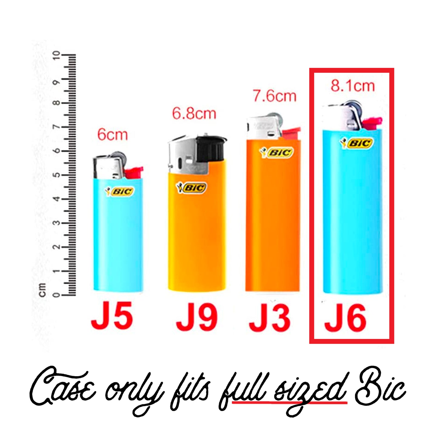 LDR Gold Chrome Bic Lighter Case