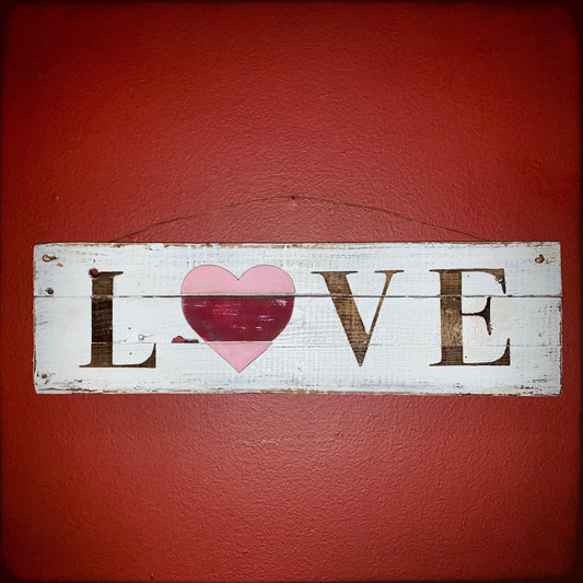 Rustic Love Sign