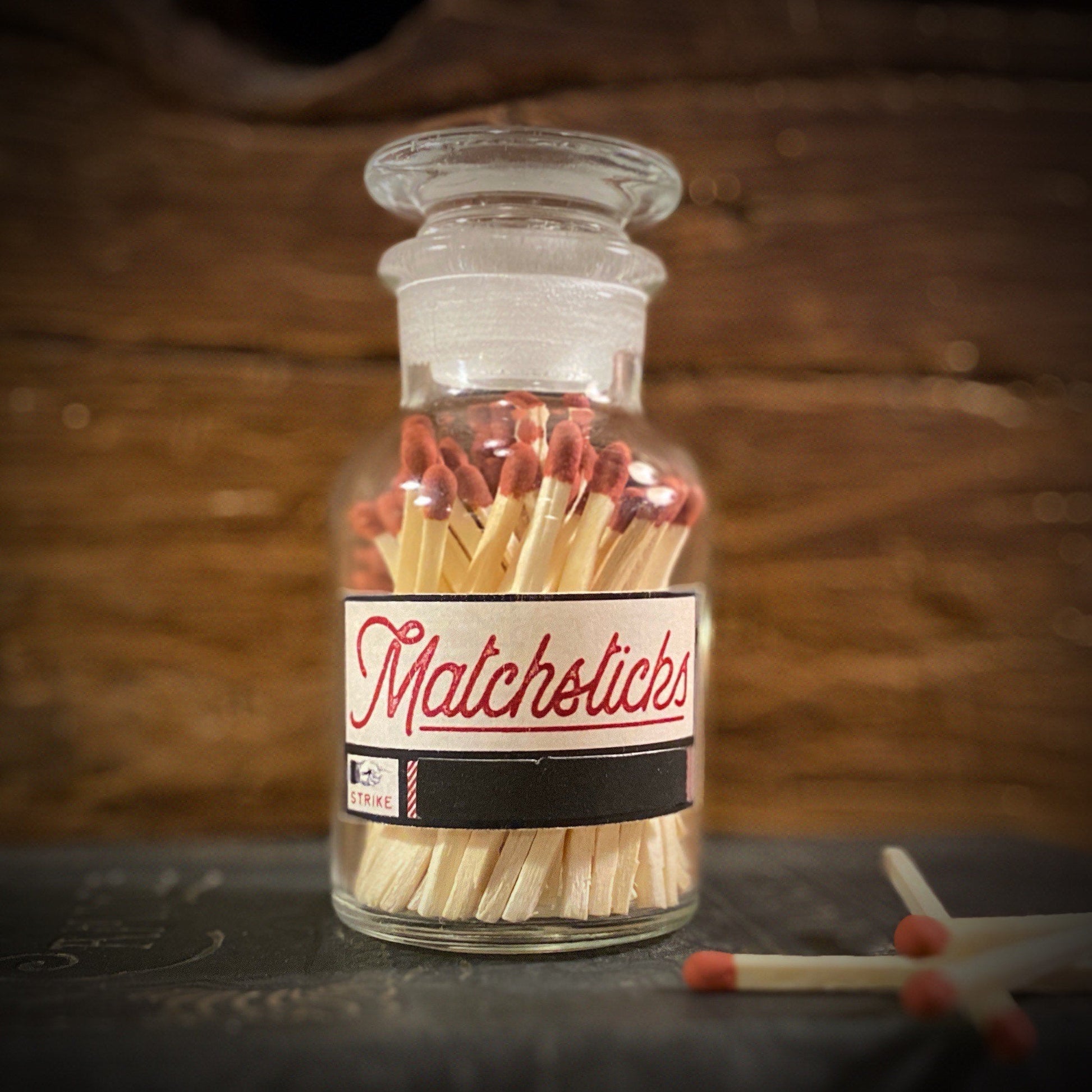 Glass Jar of Matches