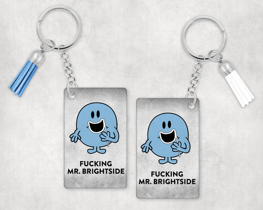 Mr. Brightside LDR Lyrical Quote Keychain with Tassel