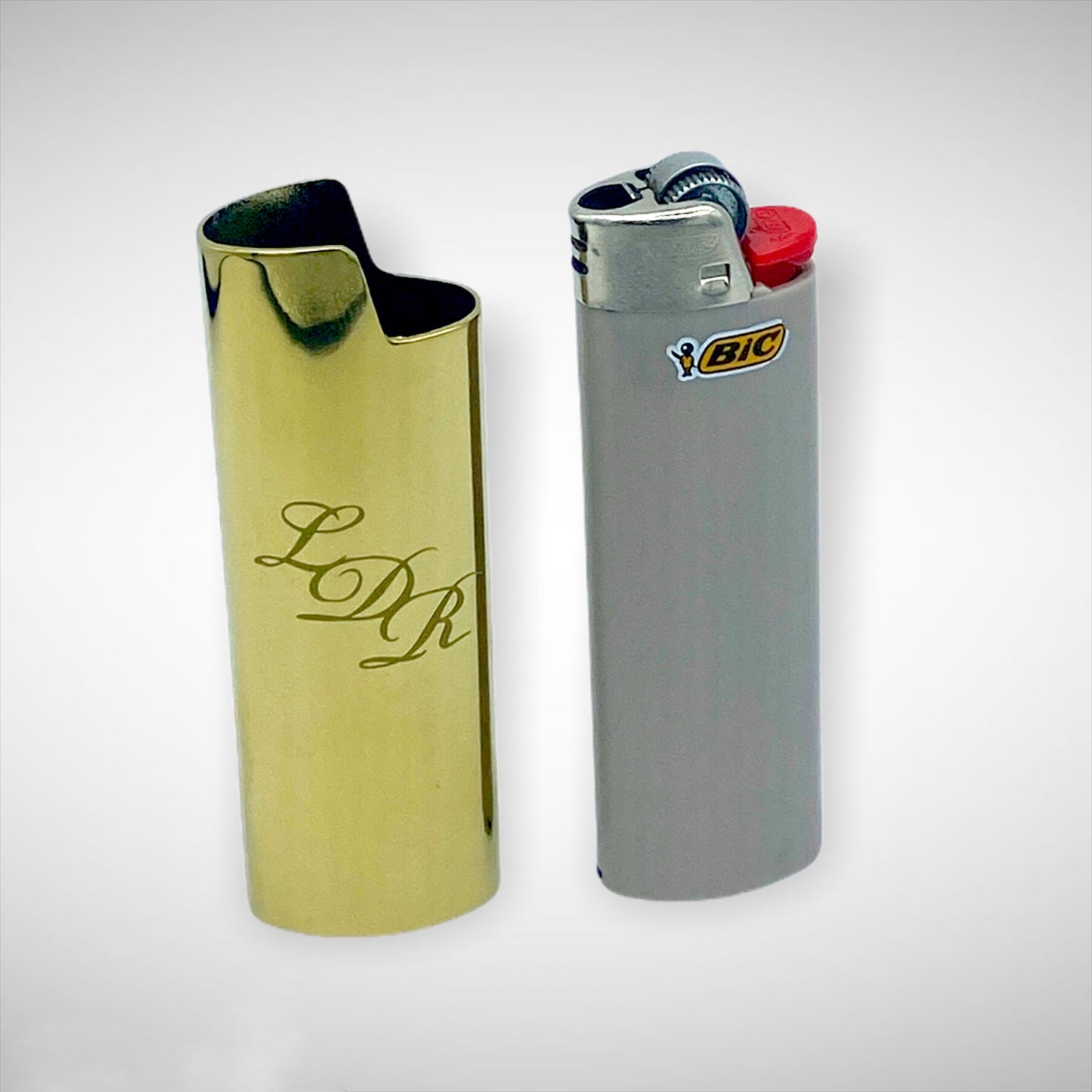LDR Gold Chrome Bic Lighter Case
