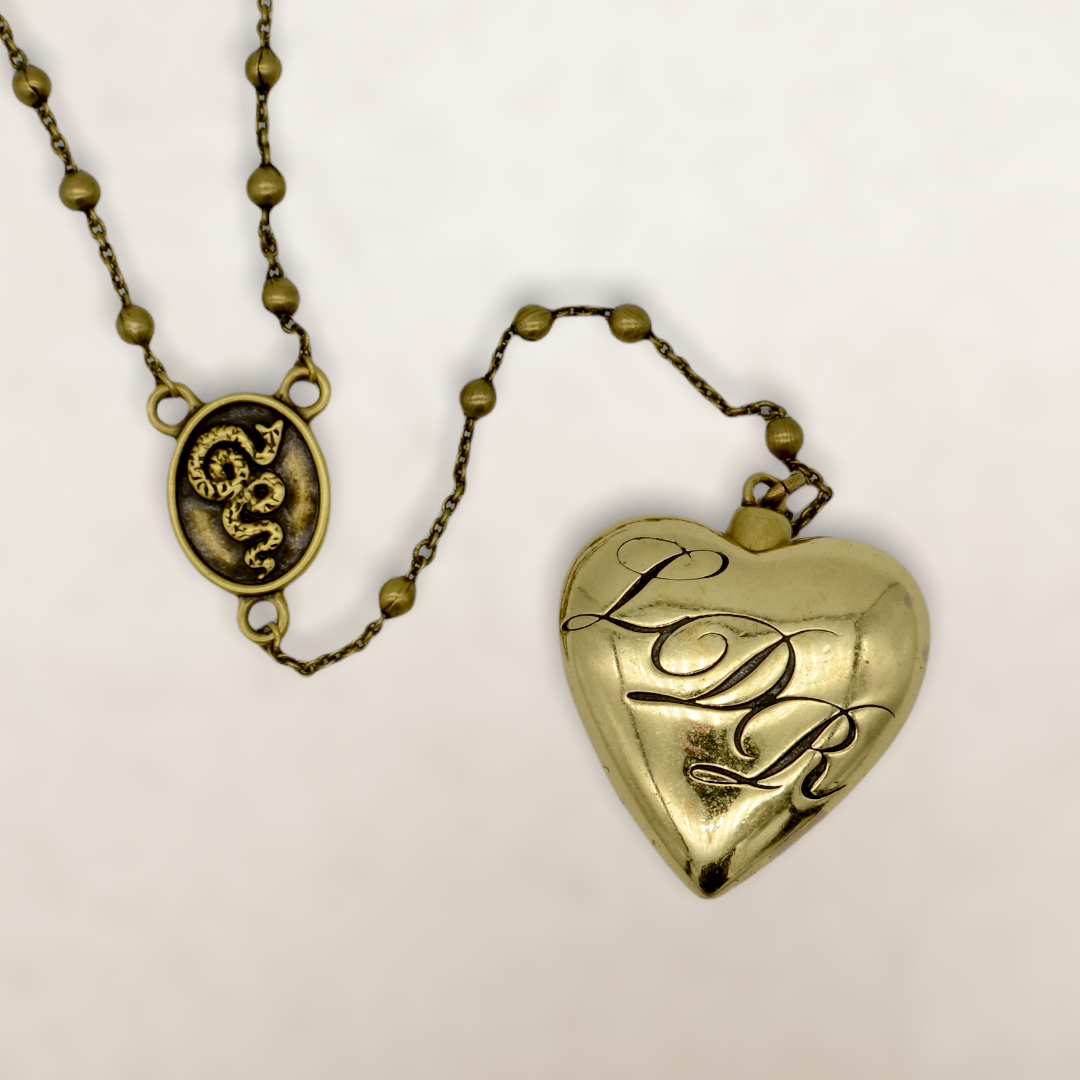 Vintage Gold LDR Rosary Replica Necklace