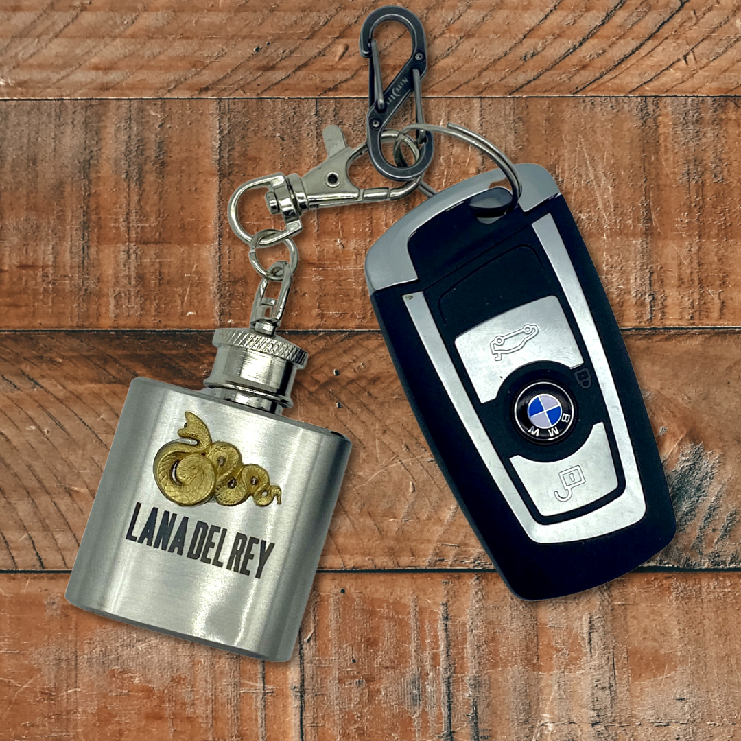 LDR Born to Die Mini Keychain Flask 1oz