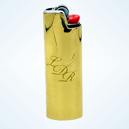 LDR Gold Chrome Bic Lighter Case