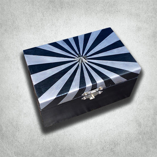 Metallic Star Burst Tarot/Oracle Box