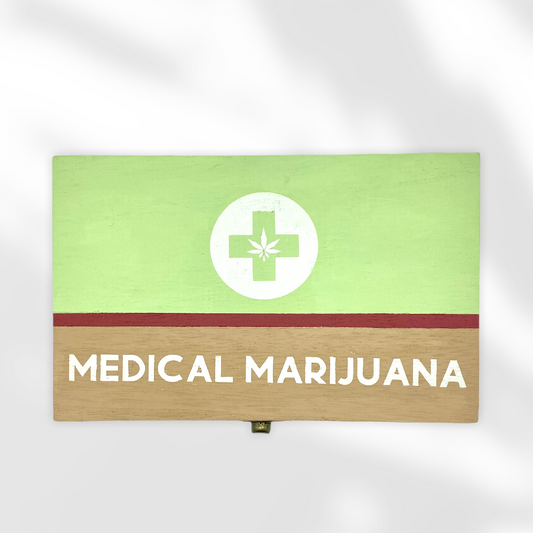 Medical Marijuana Wooden Box