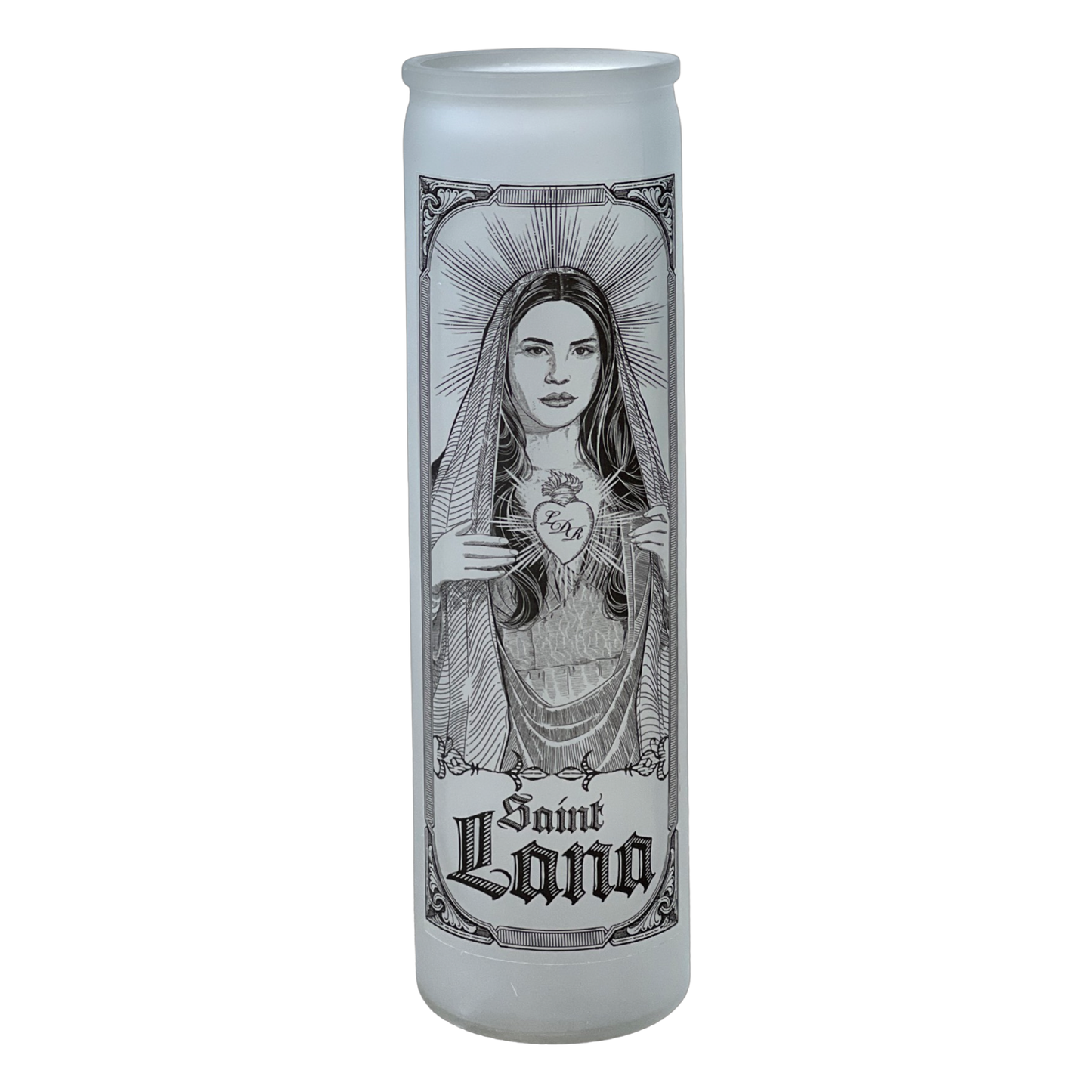 Saint Lana Vintage Engraved Style Prayer LED Candle