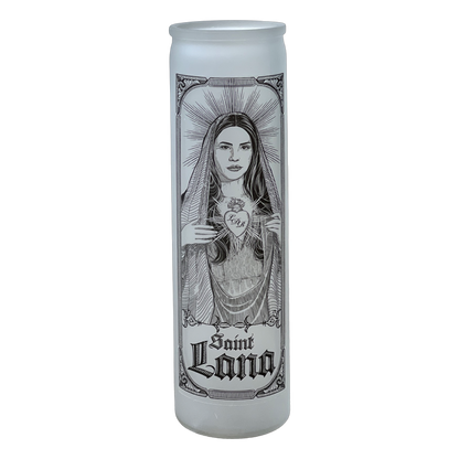 Saint Lana Vintage Engraved Style Prayer LED Candle