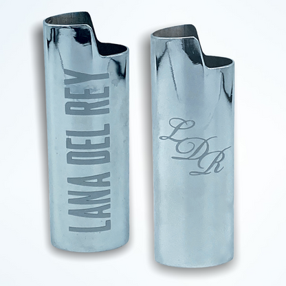 LDR Silver Chrome Bic Lighter Case