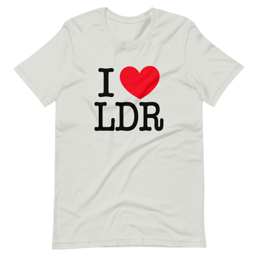 I Heart LDR Short-sleeve unisex t-shirt