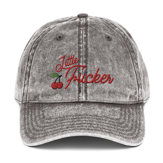 Little Fucker Vintage Cotton Twill Cap